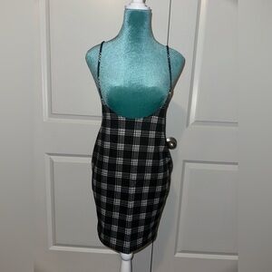 Plaid suspender dress ✨👗